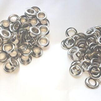 10mm Silver Eyelets